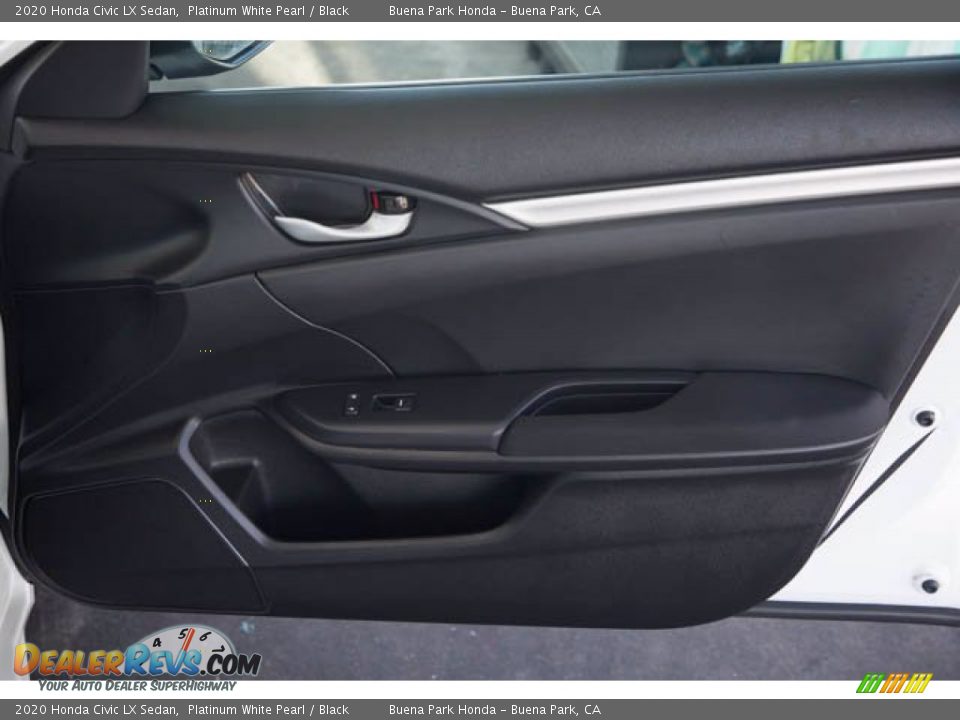 2020 Honda Civic LX Sedan Platinum White Pearl / Black Photo #32