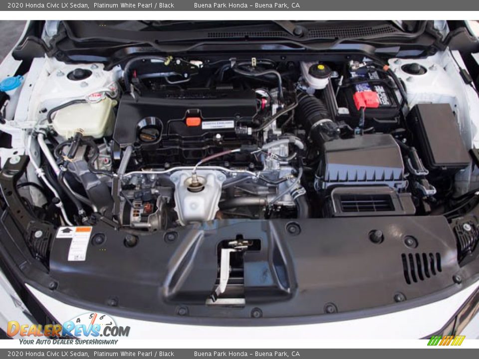 2020 Honda Civic LX Sedan Platinum White Pearl / Black Photo #33