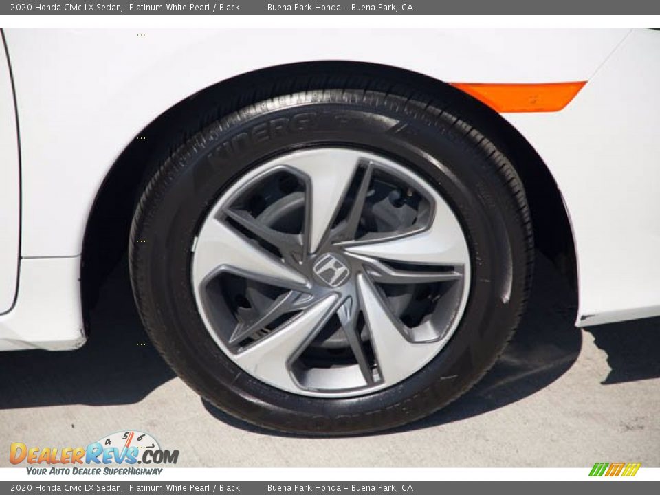 2020 Honda Civic LX Sedan Platinum White Pearl / Black Photo #35