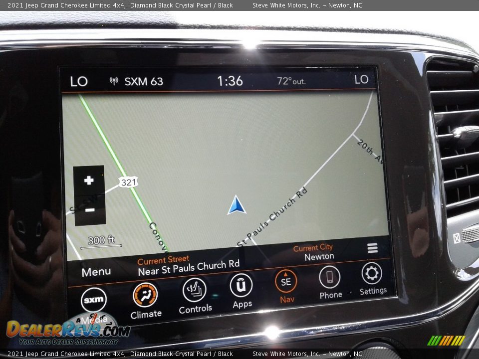2021 Jeep Grand Cherokee Limited 4x4 Diamond Black Crystal Pearl / Black Photo #24