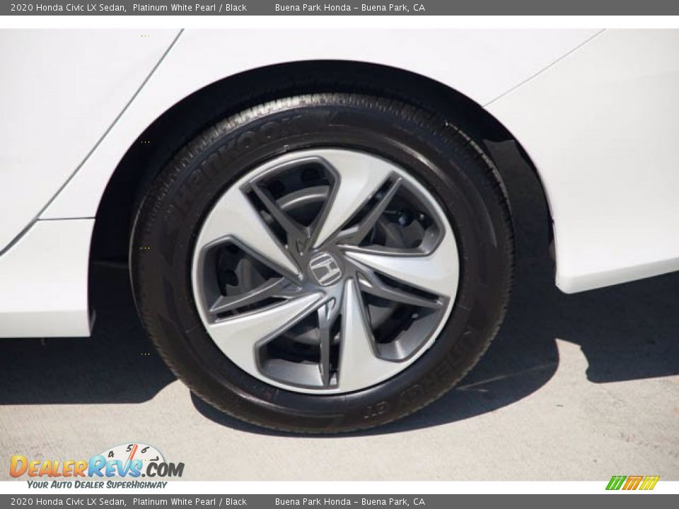 2020 Honda Civic LX Sedan Platinum White Pearl / Black Photo #36