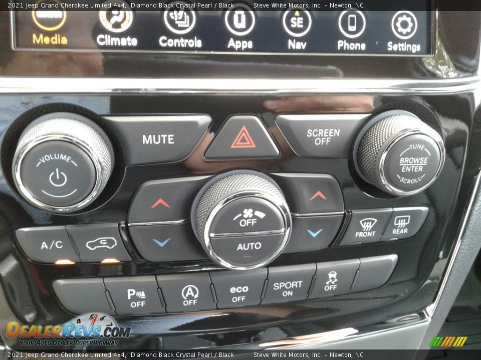 2021 Jeep Grand Cherokee Limited 4x4 Diamond Black Crystal Pearl / Black Photo #27