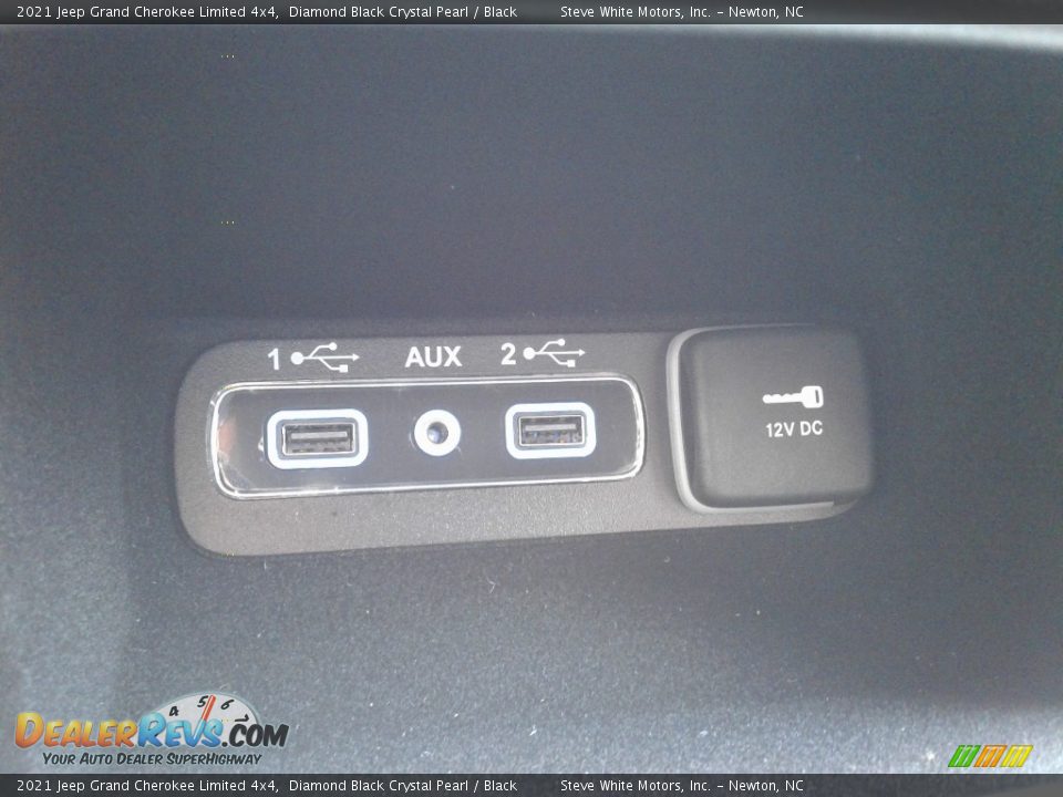 2021 Jeep Grand Cherokee Limited 4x4 Diamond Black Crystal Pearl / Black Photo #28