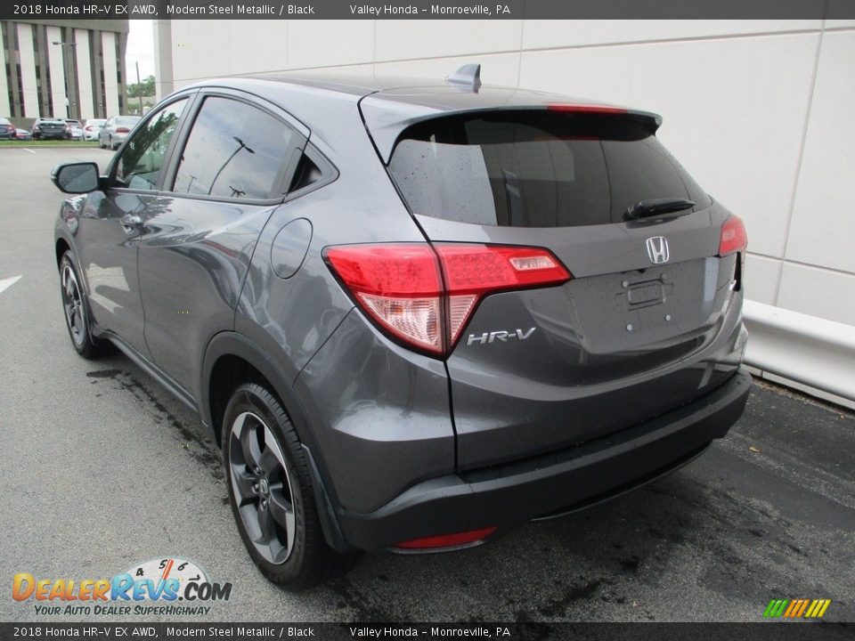 2018 Honda HR-V EX AWD Modern Steel Metallic / Black Photo #3