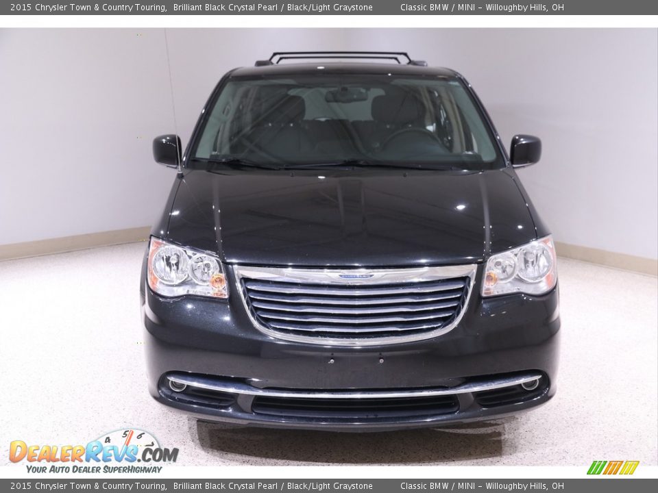 2015 Chrysler Town & Country Touring Brilliant Black Crystal Pearl / Black/Light Graystone Photo #2