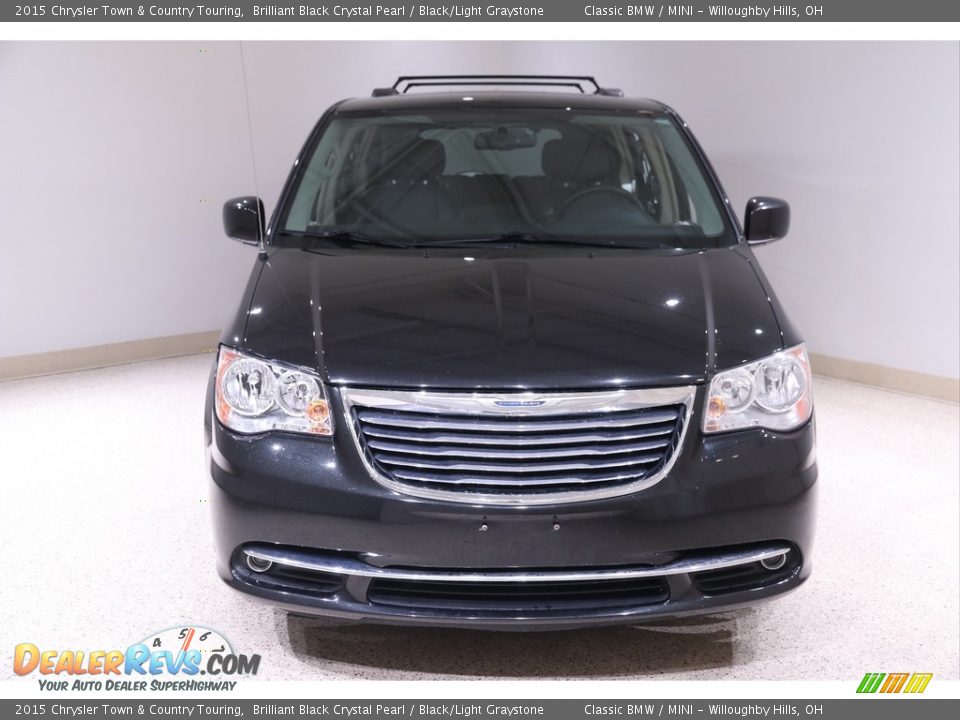 2015 Chrysler Town & Country Touring Brilliant Black Crystal Pearl / Black/Light Graystone Photo #2