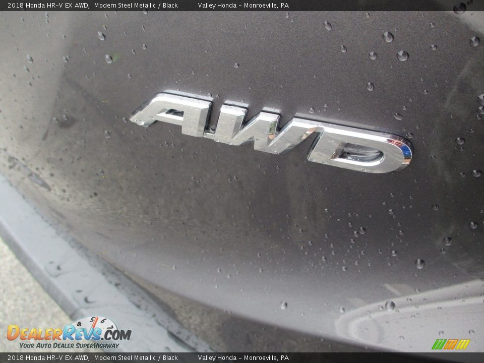 2018 Honda HR-V EX AWD Modern Steel Metallic / Black Photo #6