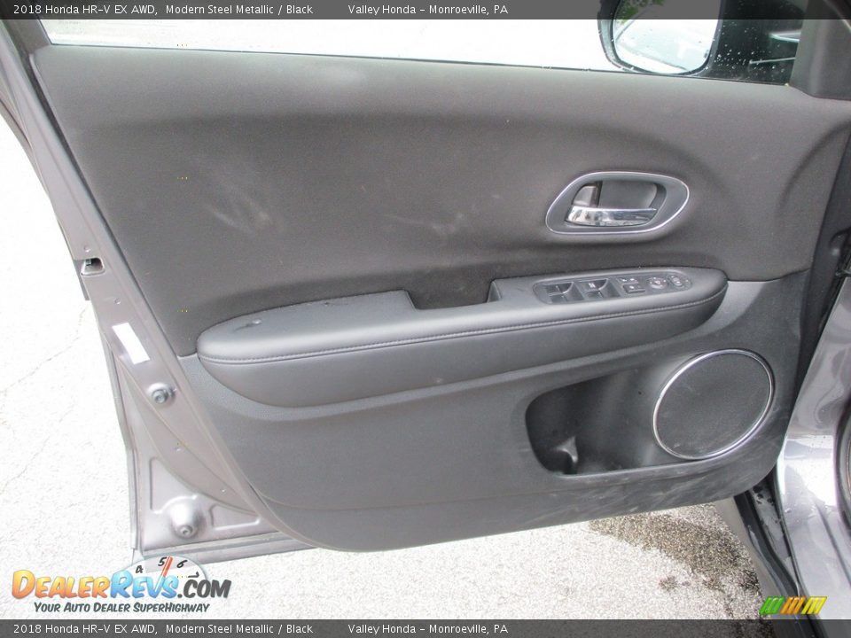 2018 Honda HR-V EX AWD Modern Steel Metallic / Black Photo #11