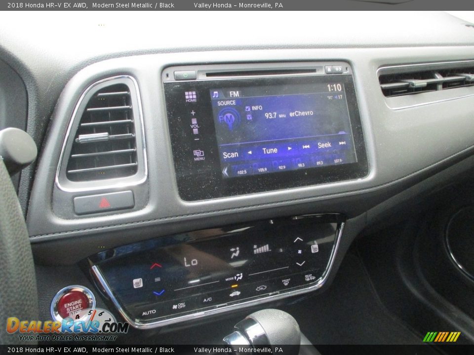 2018 Honda HR-V EX AWD Modern Steel Metallic / Black Photo #16