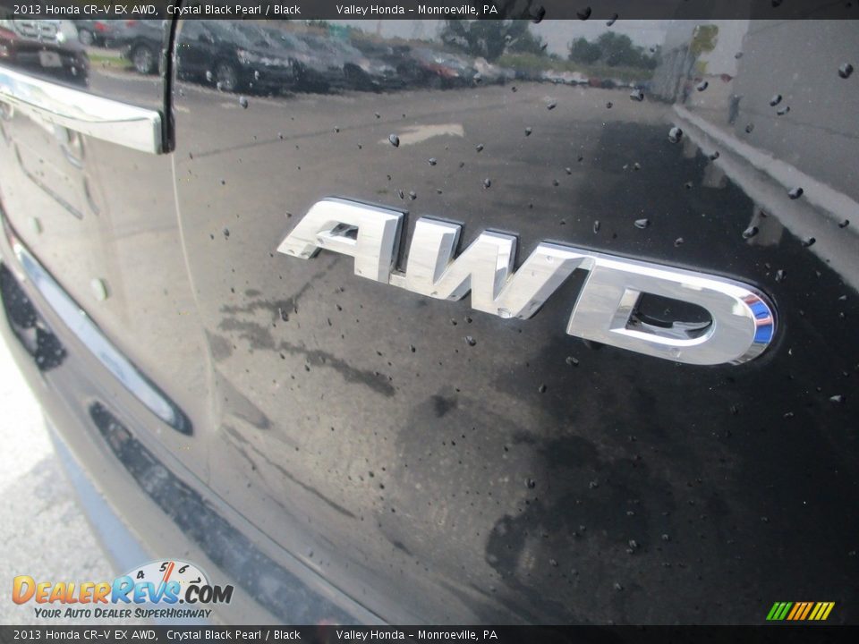 2013 Honda CR-V EX AWD Crystal Black Pearl / Black Photo #6