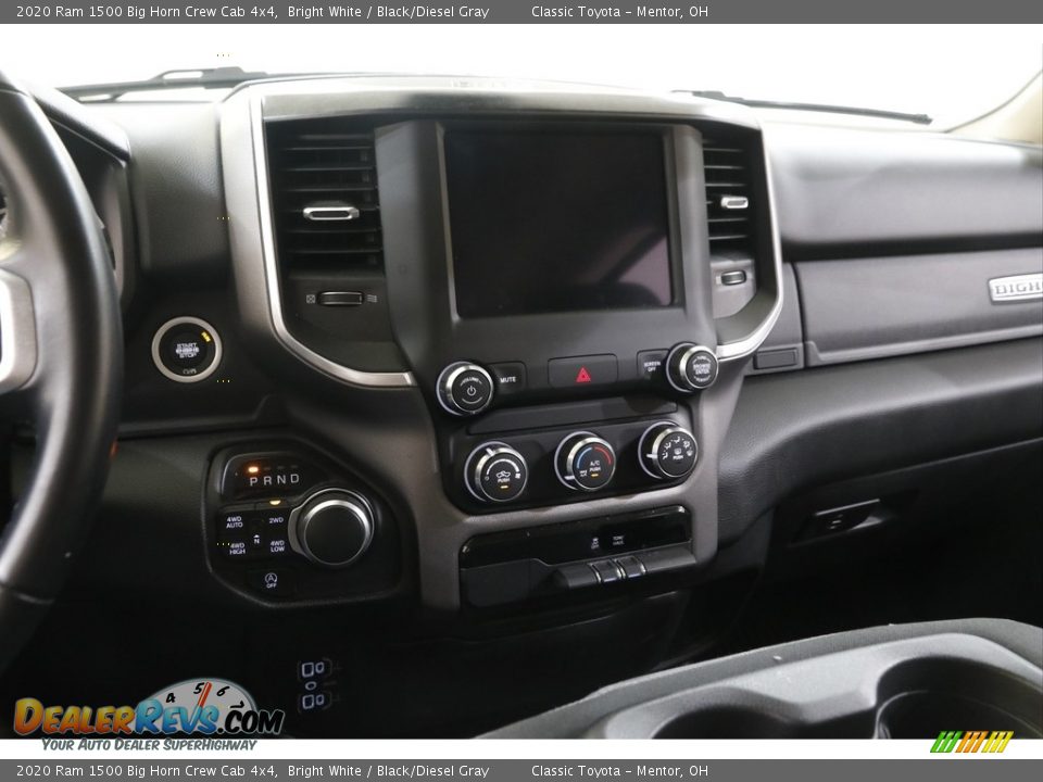 2020 Ram 1500 Big Horn Crew Cab 4x4 Bright White / Black/Diesel Gray Photo #9