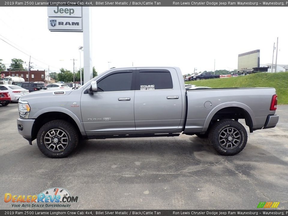 Billet Silver Metallic 2019 Ram 2500 Laramie Longhorn Crew Cab 4x4 Photo #2