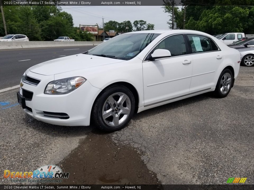 2010 Chevrolet Malibu LT Sedan Summit White / Ebony Photo #1