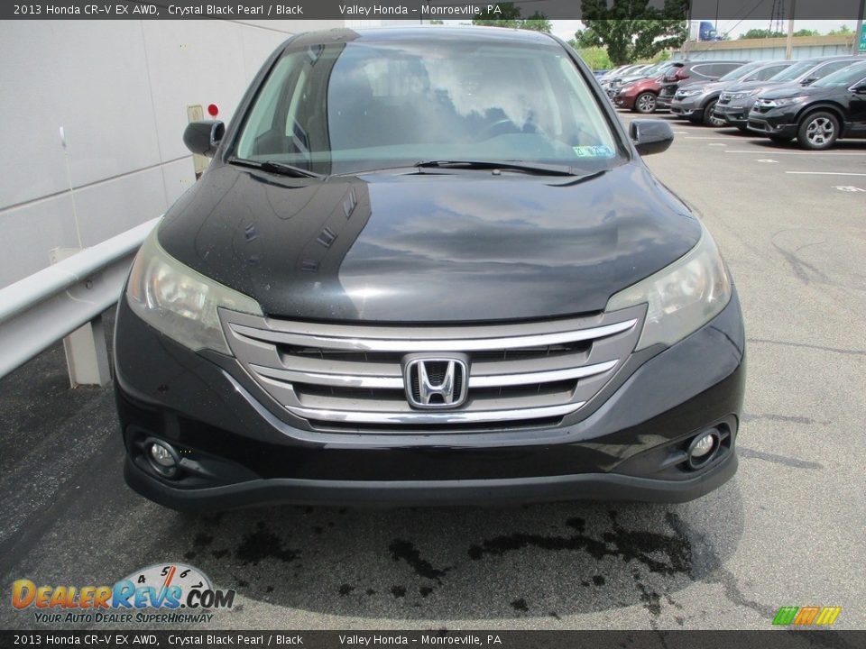 2013 Honda CR-V EX AWD Crystal Black Pearl / Black Photo #9