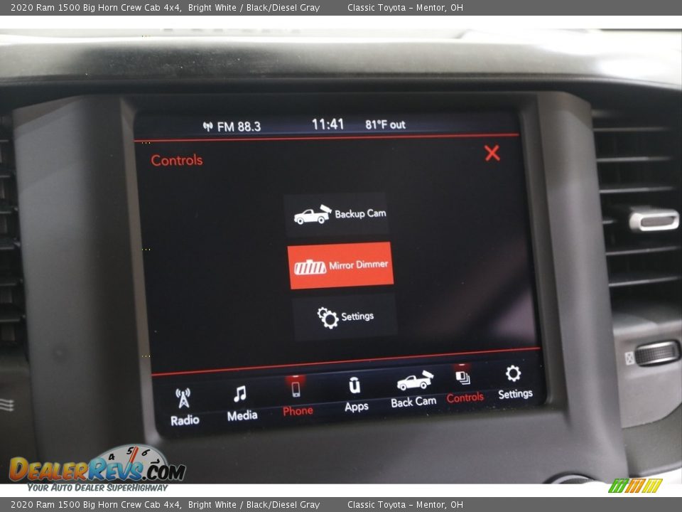 2020 Ram 1500 Big Horn Crew Cab 4x4 Bright White / Black/Diesel Gray Photo #12