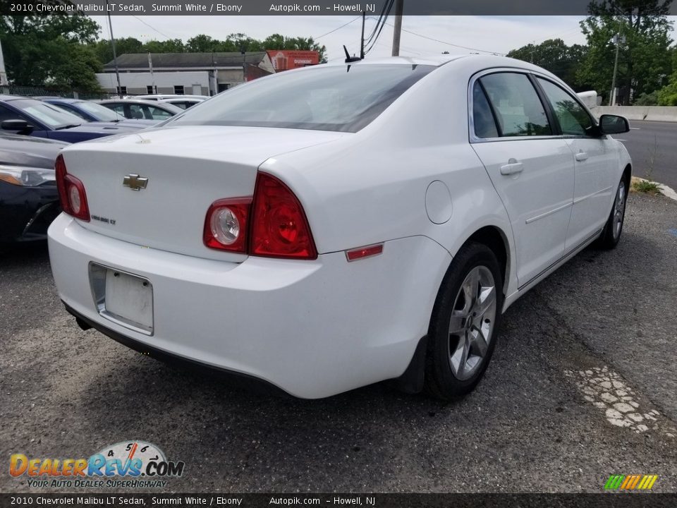 2010 Chevrolet Malibu LT Sedan Summit White / Ebony Photo #3