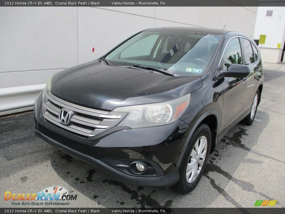 2013 Honda CR-V EX AWD Crystal Black Pearl / Black Photo #10