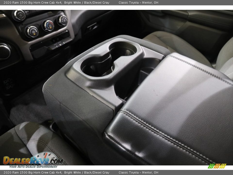 2020 Ram 1500 Big Horn Crew Cab 4x4 Bright White / Black/Diesel Gray Photo #14