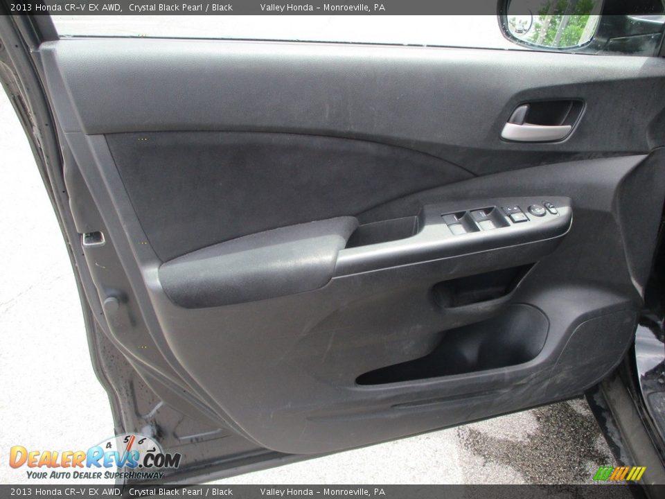 2013 Honda CR-V EX AWD Crystal Black Pearl / Black Photo #11