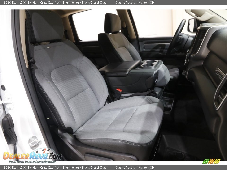 2020 Ram 1500 Big Horn Crew Cab 4x4 Bright White / Black/Diesel Gray Photo #15