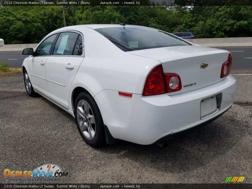 2010 Chevrolet Malibu LT Sedan Summit White / Ebony Photo #5