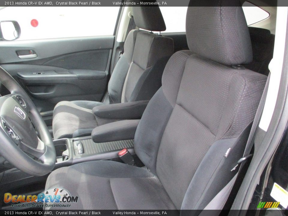 2013 Honda CR-V EX AWD Crystal Black Pearl / Black Photo #12