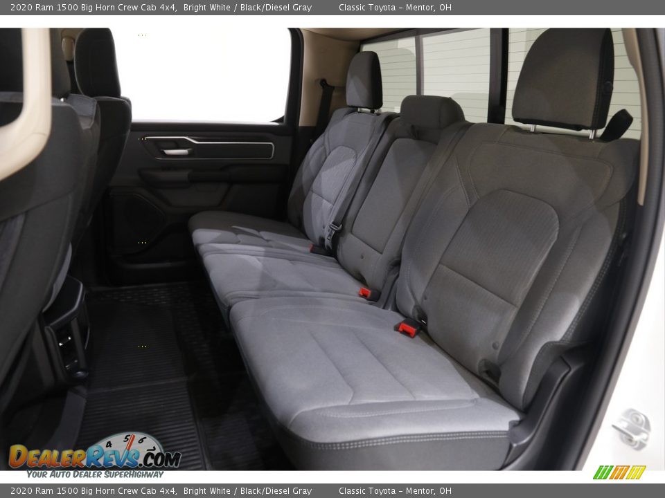 2020 Ram 1500 Big Horn Crew Cab 4x4 Bright White / Black/Diesel Gray Photo #17