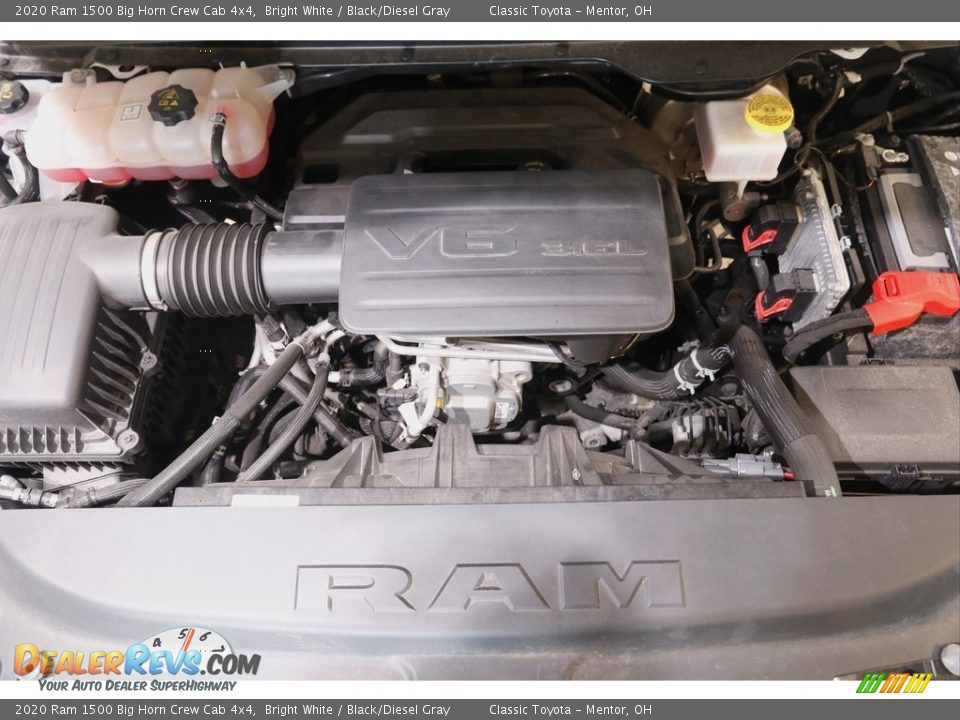 2020 Ram 1500 Big Horn Crew Cab 4x4 Bright White / Black/Diesel Gray Photo #19