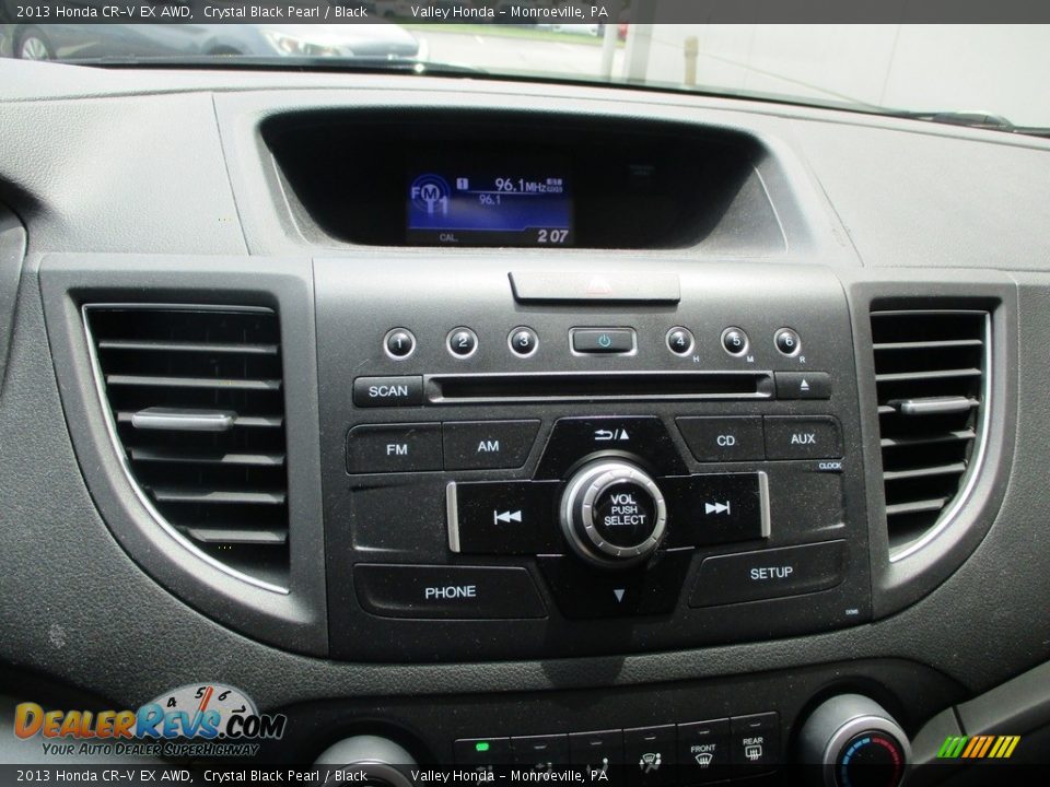2013 Honda CR-V EX AWD Crystal Black Pearl / Black Photo #16
