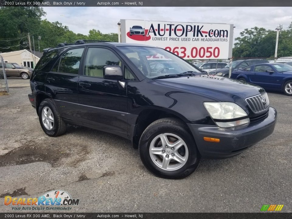 2003 Lexus RX 300 AWD Black Onyx / Ivory Photo #1