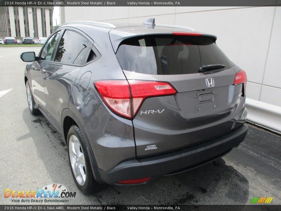 2016 Honda HR-V EX-L Navi AWD Modern Steel Metallic / Black Photo #3