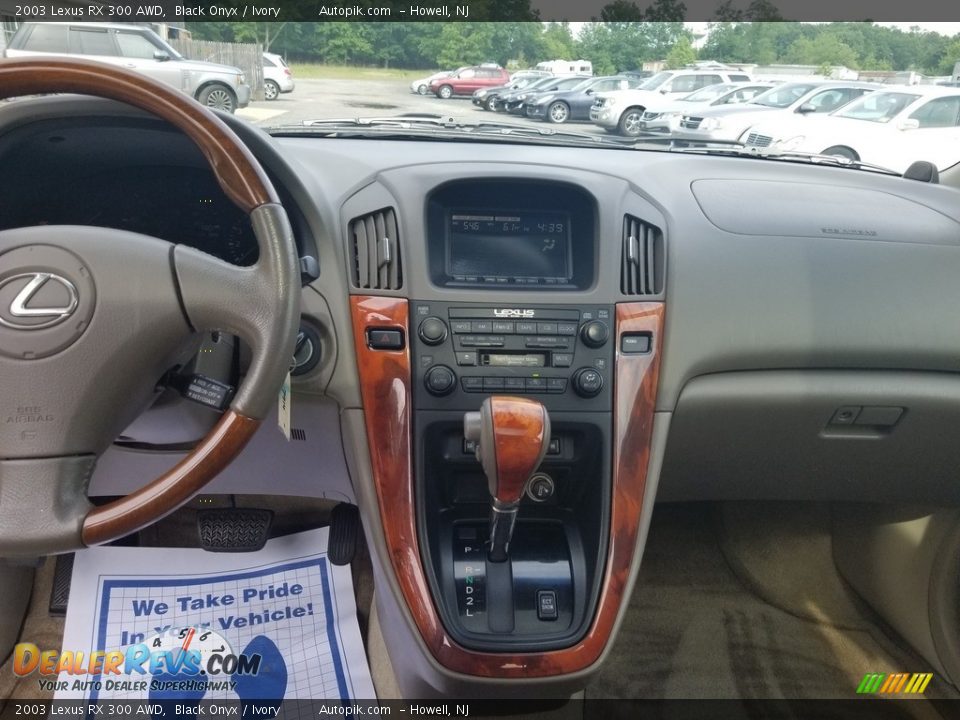 2003 Lexus RX 300 AWD Black Onyx / Ivory Photo #13