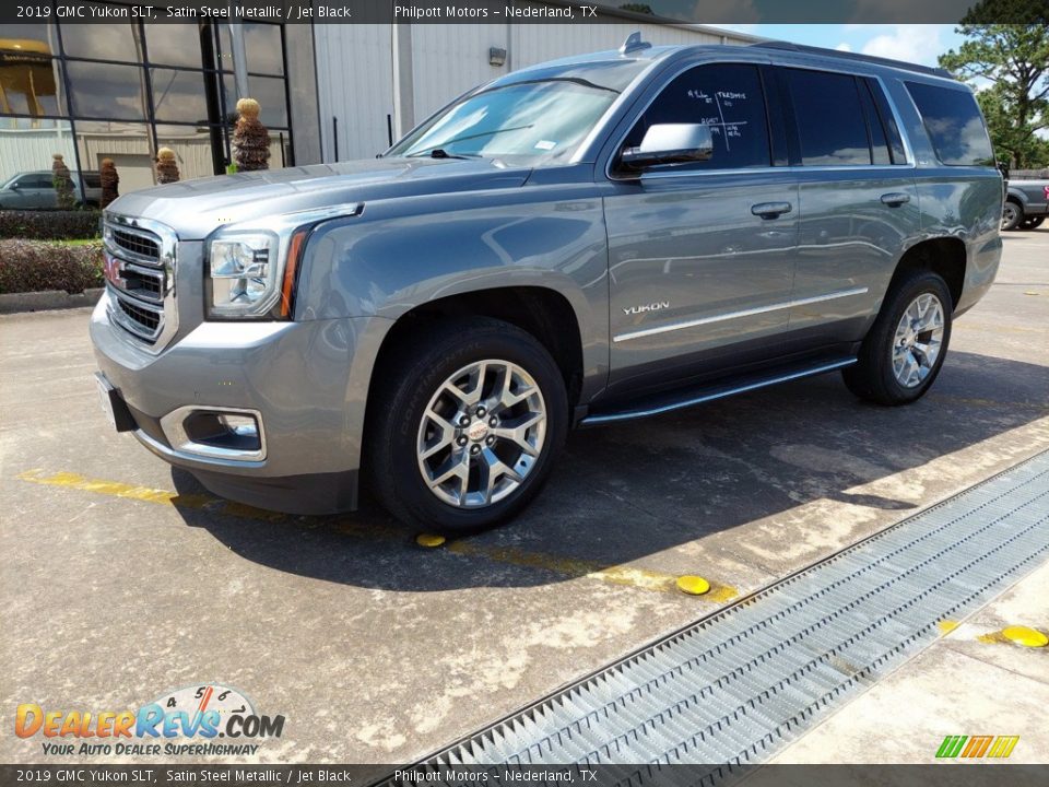 2019 GMC Yukon SLT Satin Steel Metallic / Jet Black Photo #2