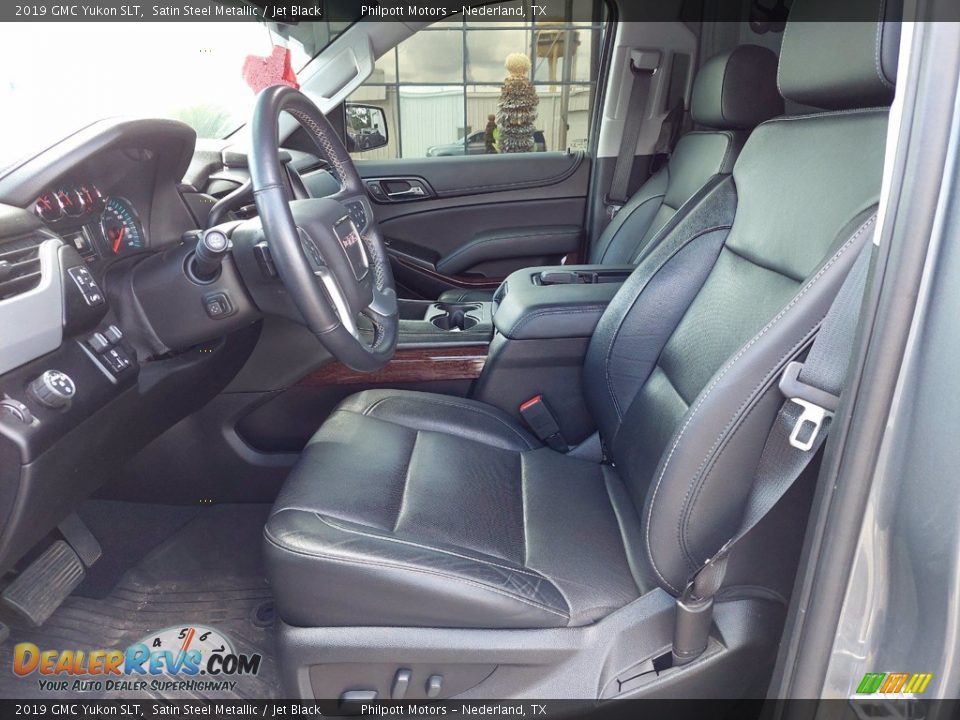 2019 GMC Yukon SLT Satin Steel Metallic / Jet Black Photo #4