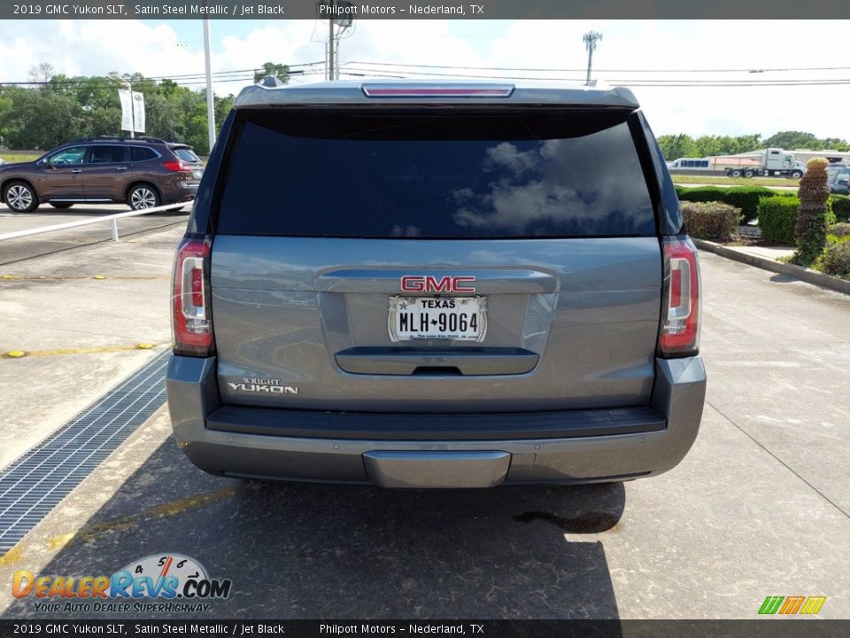 2019 GMC Yukon SLT Satin Steel Metallic / Jet Black Photo #8