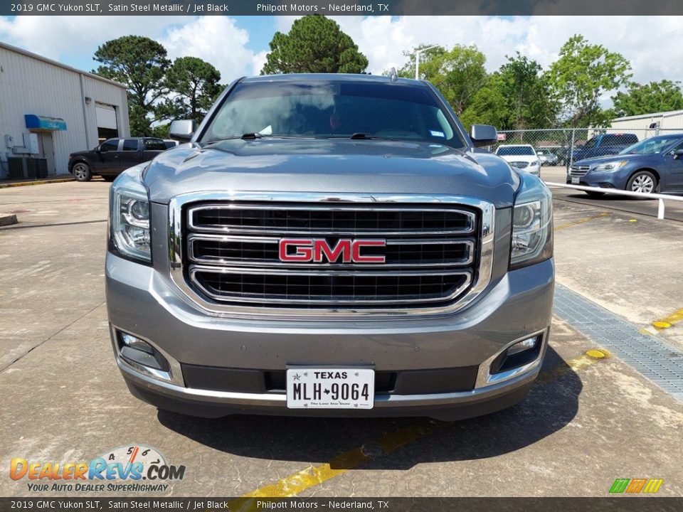2019 GMC Yukon SLT Satin Steel Metallic / Jet Black Photo #9