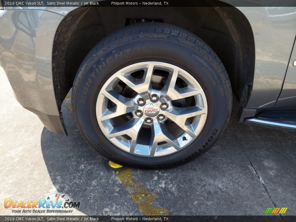 2019 GMC Yukon SLT Satin Steel Metallic / Jet Black Photo #10
