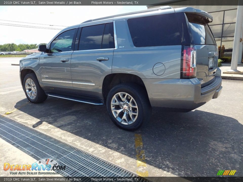 2019 GMC Yukon SLT Satin Steel Metallic / Jet Black Photo #11