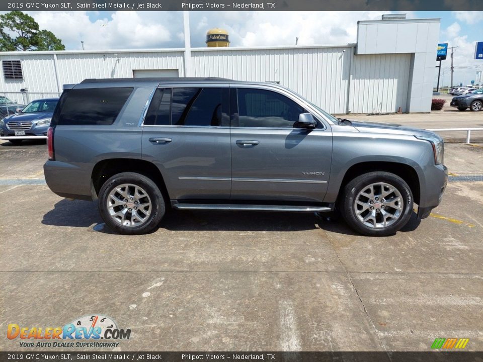 2019 GMC Yukon SLT Satin Steel Metallic / Jet Black Photo #12