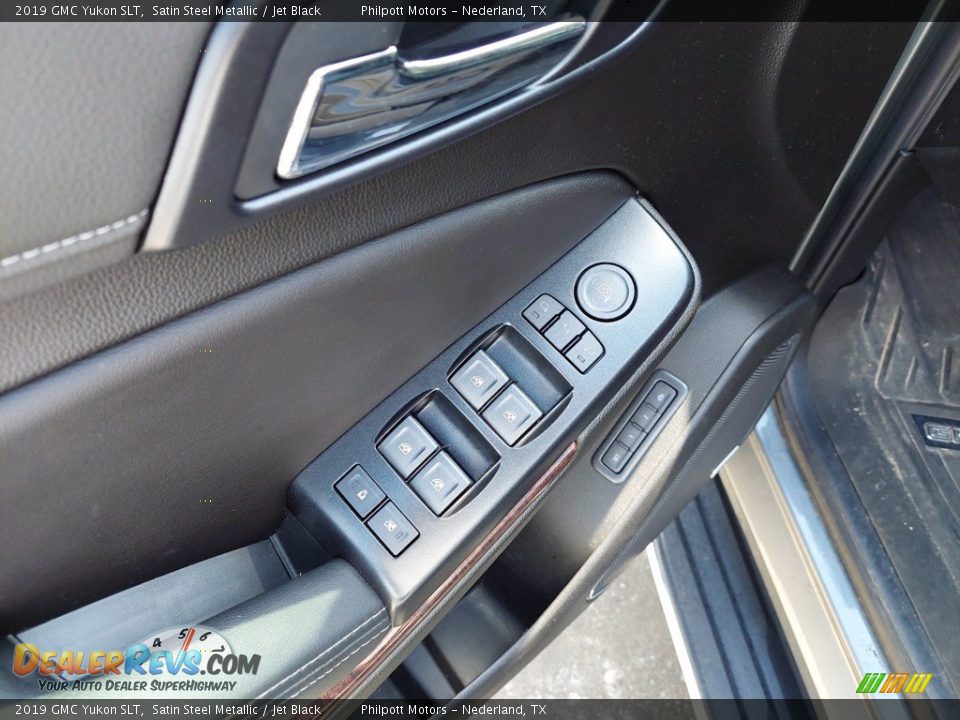 2019 GMC Yukon SLT Satin Steel Metallic / Jet Black Photo #14