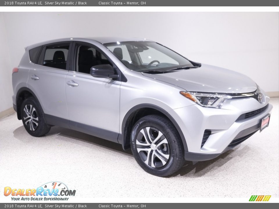 2018 Toyota RAV4 LE Silver Sky Metallic / Black Photo #1