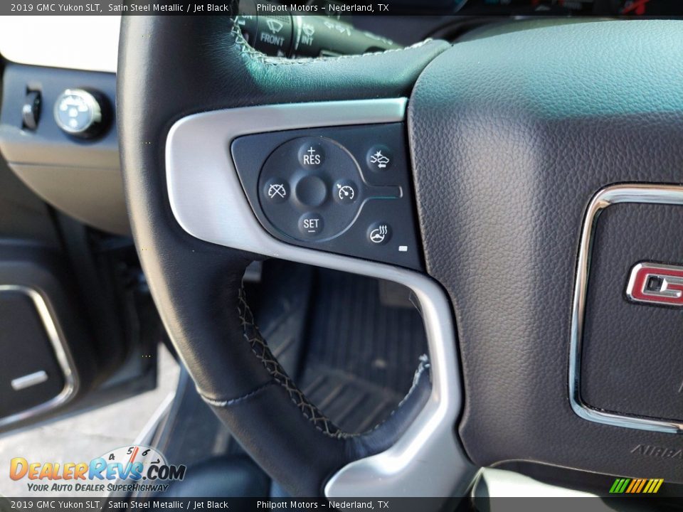 2019 GMC Yukon SLT Satin Steel Metallic / Jet Black Photo #16