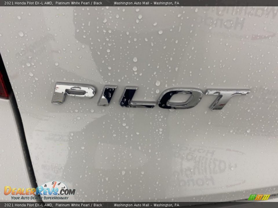 2021 Honda Pilot EX-L AWD Platinum White Pearl / Black Photo #5