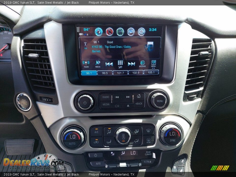 2019 GMC Yukon SLT Satin Steel Metallic / Jet Black Photo #18