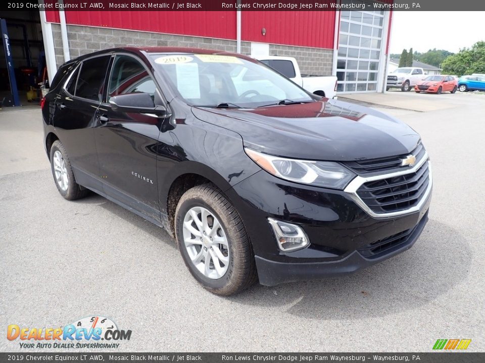 2019 Chevrolet Equinox LT AWD Mosaic Black Metallic / Jet Black Photo #7