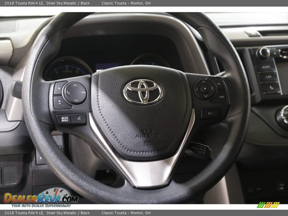 2018 Toyota RAV4 LE Silver Sky Metallic / Black Photo #7