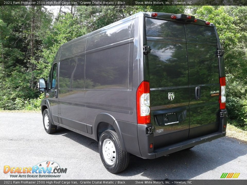 2021 Ram ProMaster 2500 High Roof Cargo Van Granite Crystal Metallic / Black Photo #8