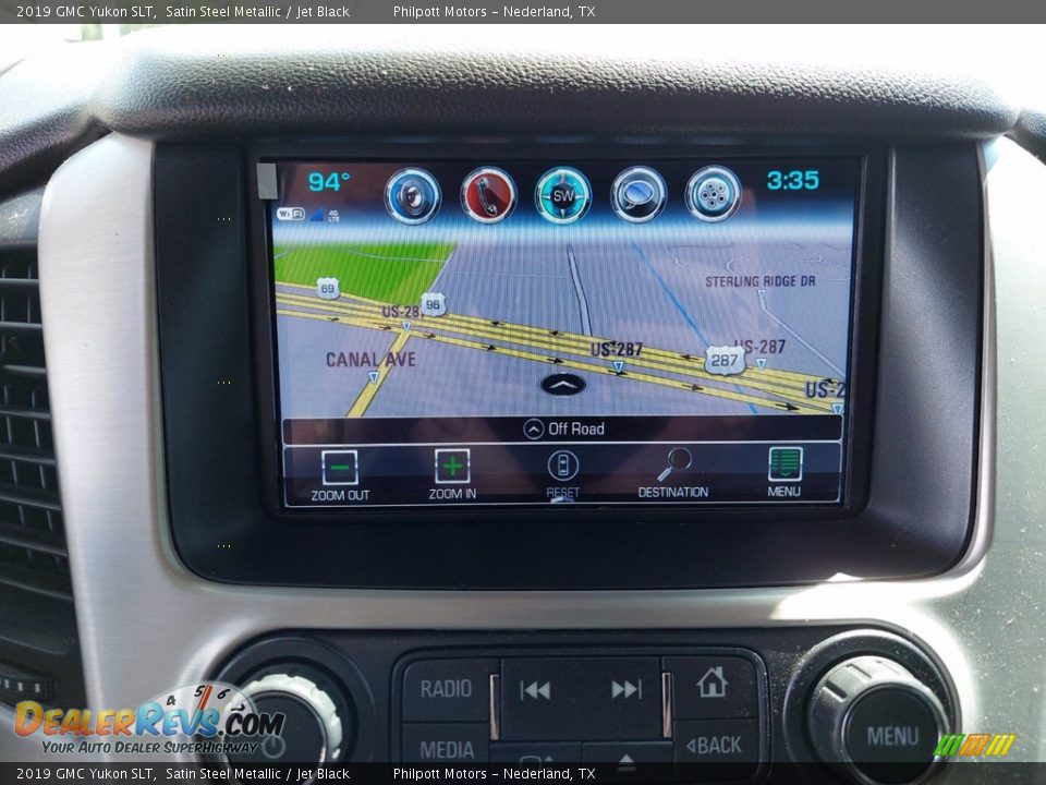 2019 GMC Yukon SLT Satin Steel Metallic / Jet Black Photo #21