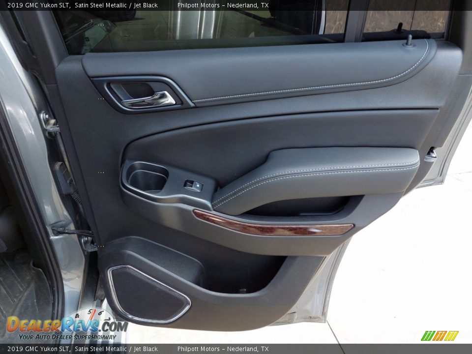 2019 GMC Yukon SLT Satin Steel Metallic / Jet Black Photo #24