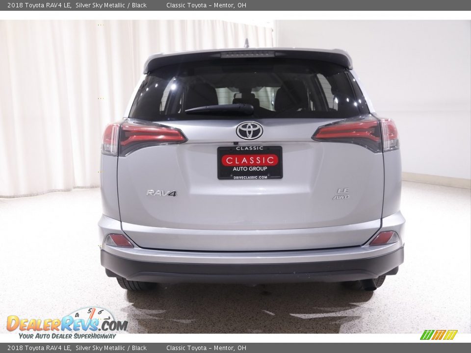 2018 Toyota RAV4 LE Silver Sky Metallic / Black Photo #16